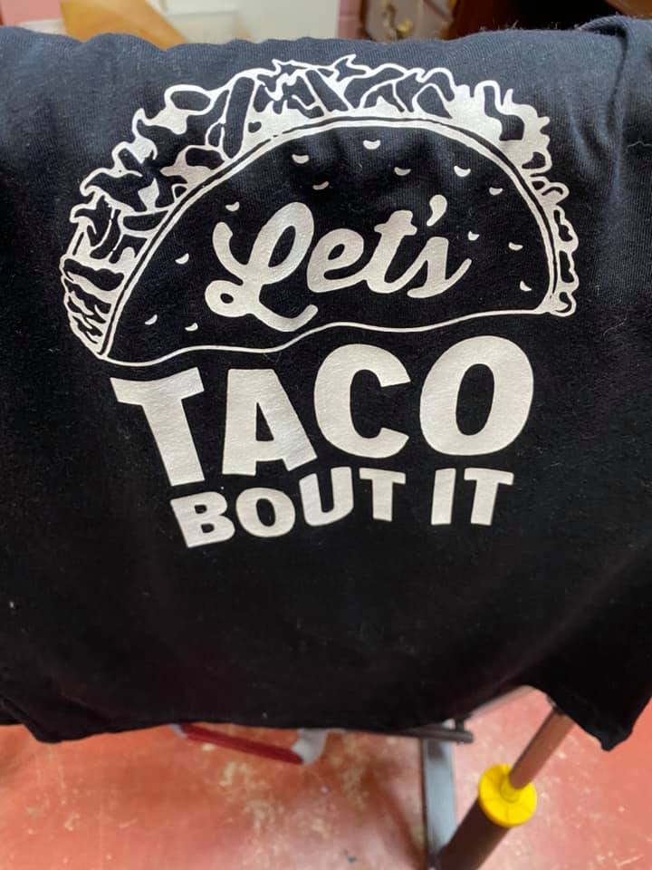 T-Shirt: Let's Taco Bout It Short Sleeve